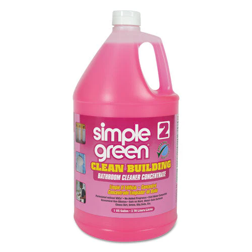 Clean Building Bathroom Cleaner Concentrate, Unscented, 1 Gal Bottle, 2/carton - Image 1