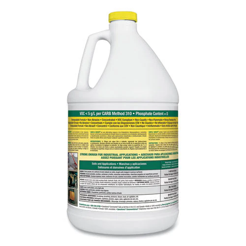 Industrial Cleaner And Degreaser, Concentrated, Lemon, 1 Gal Bottle, 6/carton - Image 2