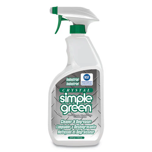Crystal Industrial Cleaner/degreaser, 24 Oz Spray Bottle, 12/carton - Image 1