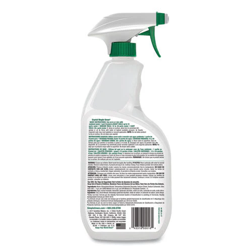 Crystal Industrial Cleaner/degreaser, 24 Oz Spray Bottle, 12/carton - Image 3