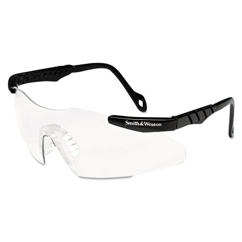Magnum 3g Safety Eyewear, Black Frame, Clear Lens - Image 1