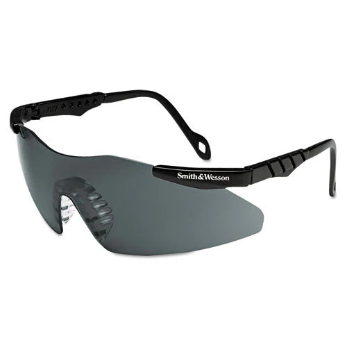 Magnum 3g Safety Eyewear, Black Frame, Smoke Lens - Image 1