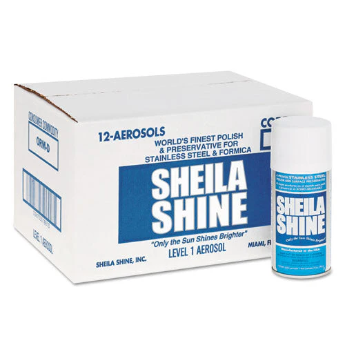Stainless Steel Cleaner And Polish, 10 Oz Aerosol Spray, 12/carton - Image 1
