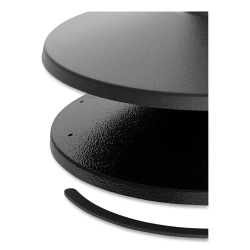 Adjusta-tape Crowd Control Base Only, Steel, 14" Deep, Black, 2/box - Image 2