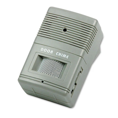 Visitor Arrival/departure Chime, Battery Operated, 2.75 X 2 X 4.25, Gray - Image 1