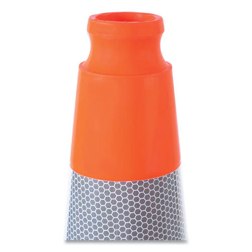 Traffic Cone, 10.75 X 10.75 X 28, Orange/silver/black - Image 3