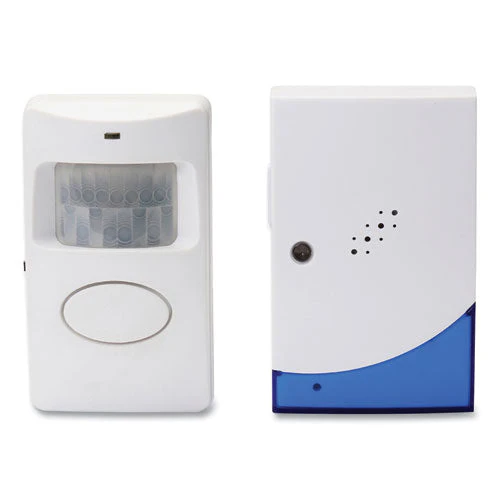 Visitor Arrival/departure Chime, Battery Operated, White - Image 1