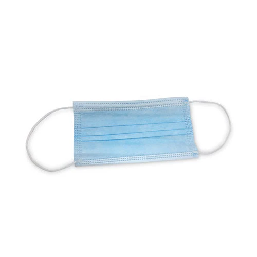 Three-ply General Use Face Mask, Blue/white, 2,500/carton - Image 1