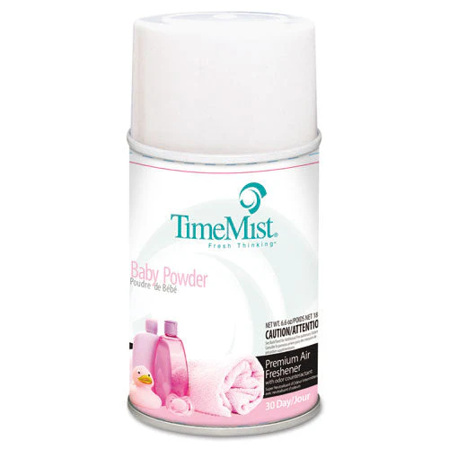 Premium Metered Air Freshener Refill, Baby Powder, 5.3 Oz Aerosol Spray - Image 1