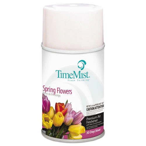 Premium Metered Air Freshener Refill, Spring Flowers, 6.6 Oz Aerosol Spray - Image 1