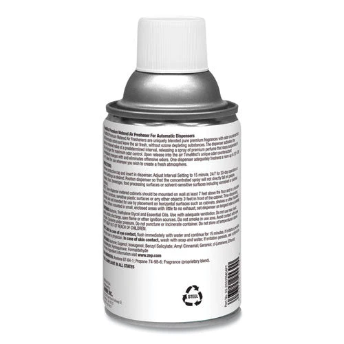 Premium Metered Air Freshener Refill, Spring Flowers, 5.3 Oz Aerosol Spray, 12/carton - Image 2