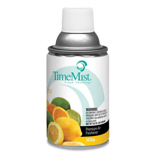 Premium Metered Air Freshener Refill, Citrus, 6.6 Oz Aerosol Spray, 12/carton - Image 1