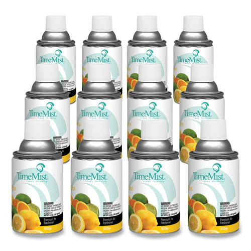 Premium Metered Air Freshener Refill, Citrus, 6.6 Oz Aerosol Spray, 12/carton - Image 3