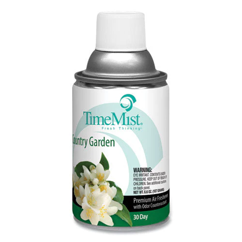 Premium Metered Air Freshener Refill, Country Garden, 6.6 Oz Aerosol Spray, 12/carton - Image 1