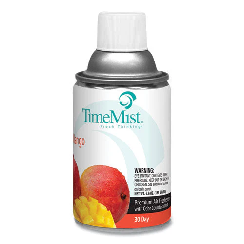 Premium Metered Air Freshener Refill, Mango, 6.6 Oz Aerosol Spray, 12/carton - Image 1