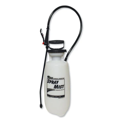 Chemical Resistant Tank Sprayer, 3 Gal, 0.63" X 30" Hose, White - Image 1