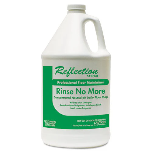 Rinse-no-more Floor Cleaner, Lemon Scent, 1 Gal, Bottle, 4/carton - Image 1