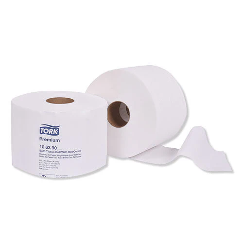Premium Bath Tissue Roll With Opticore, Septic Safe, 2-ply, White, 800 Sheets/roll, 36/carton - Image 1