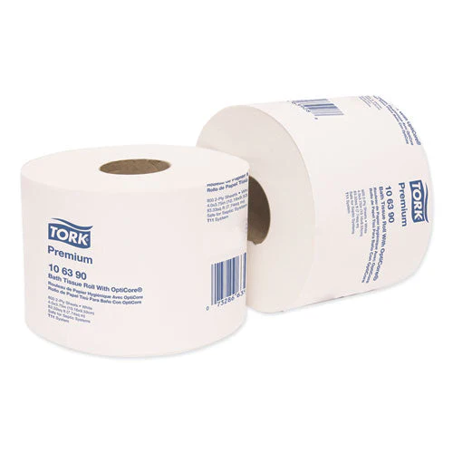 Premium Bath Tissue Roll With Opticore, Septic Safe, 2-ply, White, 800 Sheets/roll, 36/carton - Image 2