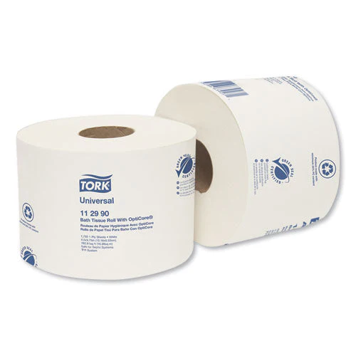 Universal Bath Tissue Roll With Opticore, Septic Safe, 1-ply, White, 1,755 Sheets/roll, 36/carton - Image 1