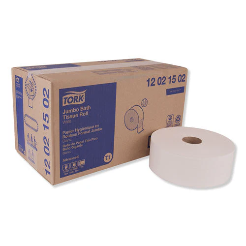 Advanced Jumbo Bath Tissue, Septic Safe, 2-ply, White, 3.48" X 1,600 Ft, 6 Rolls/carton - Image 1