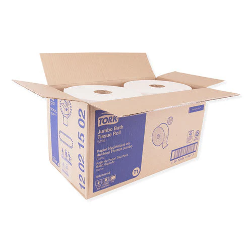 Advanced Jumbo Bath Tissue, Septic Safe, 2-ply, White, 3.48" X 1,600 Ft, 6 Rolls/carton - Image 2