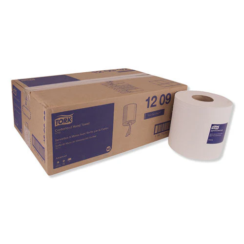 Centerfeed Hand Towel, 2-ply, 7.6 X 11.8, White, 500/roll, 6 Rolls/carton - Image 1