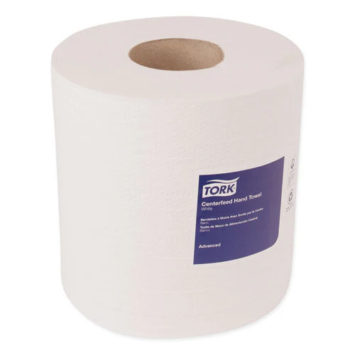 Centerfeed Hand Towel, 2-ply, 7.6 X 11.8, White, 500/roll, 6 Rolls/carton - Image 2