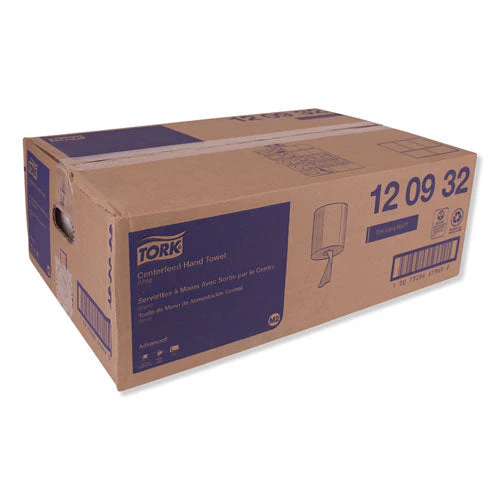 Centerfeed Hand Towel, 2-ply, 7.6 X 11.8, White, 500/roll, 6 Rolls/carton - Image 3