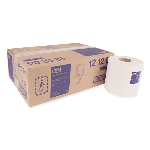 Centerfeed Hand Towel, 2-ply, 7.6 X 11.8, White, 600/roll, 6 Rolls/carton - Image 1