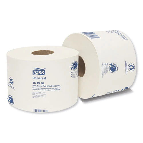 Universal Bath Tissue Roll With Opticore, Septic Safe, 2-ply, White, 865 Sheets/roll, 36/carton - Image 1