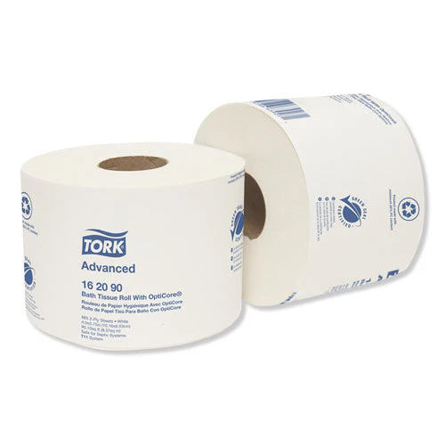 Advanced Bath Tissue Roll With Opticore, Septic Safe, 2-ply, White, 865 Sheets/roll, 36/carton - Image 2