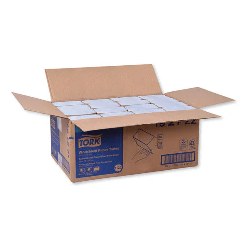 Windshield Towel, 2-ply, 9.13 X 10.25, Blue, 140/pack, 16 Packs/carton - Image 3