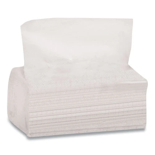 Multipurpose Paper Wiper, 2-ply, 6.5 X 8.5, White, 115/pack, 36 Packs/carton - Image 1
