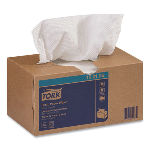 Basic Paper Wiper, 1-ply, 9 X 10.5, White, 250/box, 24 Boxes/carton - Image 1