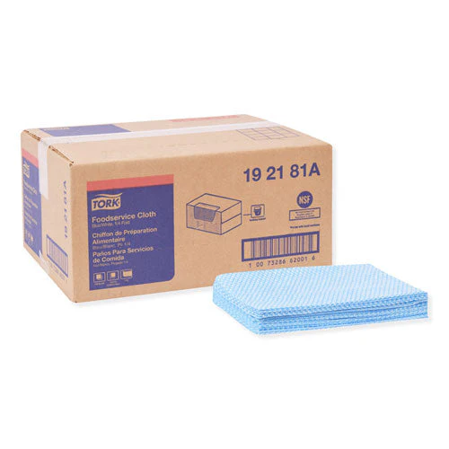 Foodservice Cloth, 13 X 21, Blue, 240/carton - Image 1