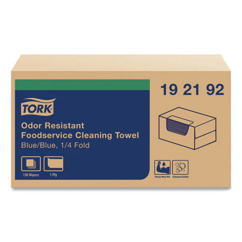 Foodservice Cloth, 13 X 24, Blue, 150/carton - Image 1
