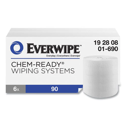 Chem-ready Dry Wipes, 10 X 12, 90/box, 6 Boxes/carton - Image 1