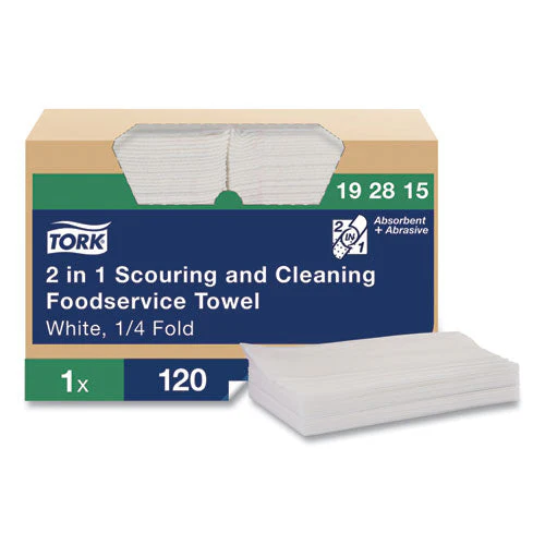 2 In 1 Wiper, 1-ply, 13″ X 21″, White, 120/carton