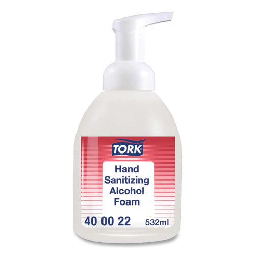 Alcohol Foam Hand Sanitizer, 18 Oz Pump Bottle, Unscented, 6/carton - Image 1