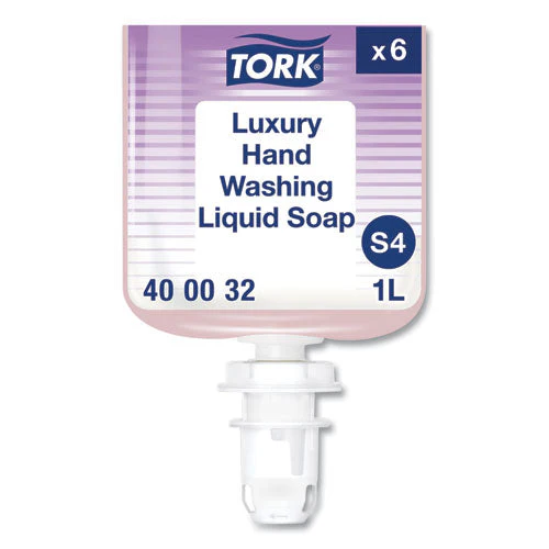Luxury Liquid Soap, Soft Rose Scent, 1l Refill, 6/carton - Image 1