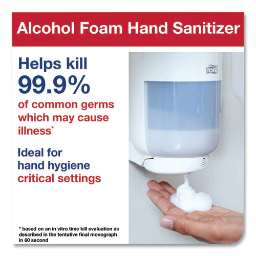 Premium Alcohol Foam Hand Sanitizer, 1 L Bottle, Unscented, 6/carton - Image 3