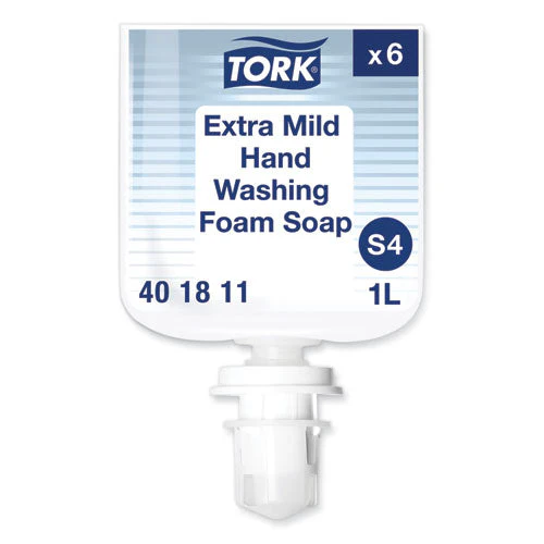 Extra Mild Foam Soap, Unscented, 1 L Refill, 6/carton - Image 1