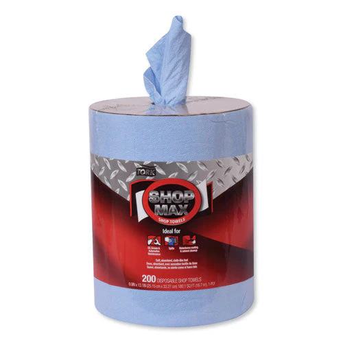 Advanced Shopmax Wiper 450, Centerfeed Refill, 9.9 X 13.1, Blue, 200/roll, 2 Rolls/carton - Image 3