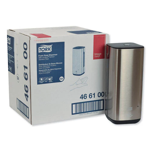Image Design Foam Skincare Automatic Dispenser With Intuition Sensor, 1 L, 4.5 X 5.12 X 10.62, Stainless Steel - Image 1