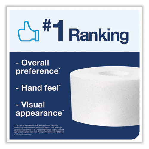 Coreless High Capacity Bath Tissue, 2-ply, White, 750 Sheets/roll, White, 36/carton - Image 3