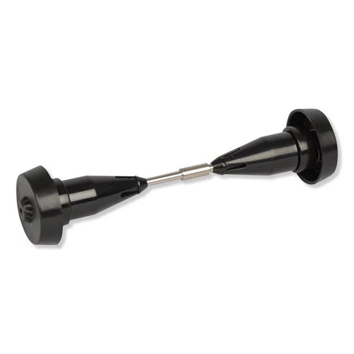 Coreless High Capacity Spindle Kit, Plastic, 3.66" Roll Size, Black, 2 Per Kit - Image 1