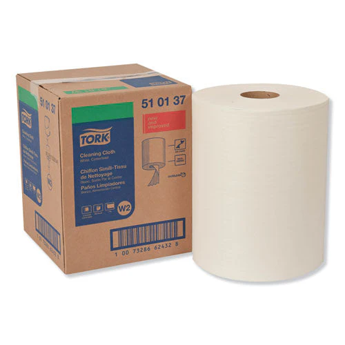 Cleaning Cloth, 12.6 X 10, White, 500 Wipes/carton - Image 1