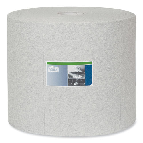 Industrial Cleaning Cloths, 1-ply, 12.6 X 13.3, Gray, 1,050 Wipes/roll - Image 2