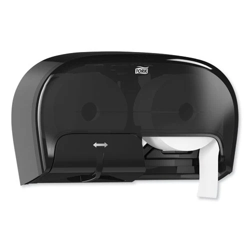 High Capacity Bath Tissue Roll Dispenser For Opticore, 16.62 X 5.25 X 9.93, Black - Image 3